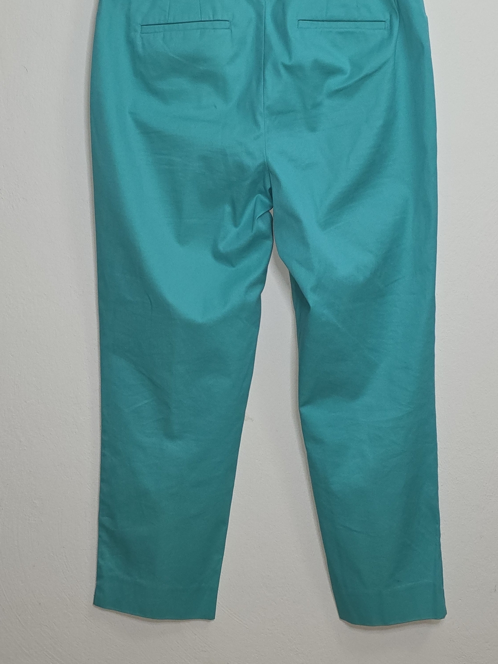 Talbots Teal Slim Straight Trousers - Picture 2 of 3